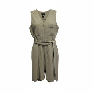 Dkny Olive Green Button Down Dress